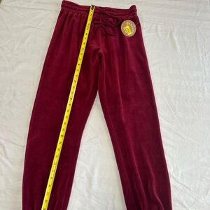 Kids Maroon Jogger Sweatpants
